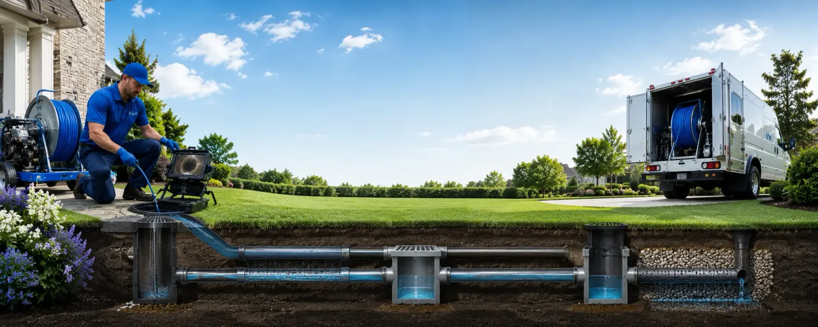 Outdoor drain cleaning information for Swans Island, ME